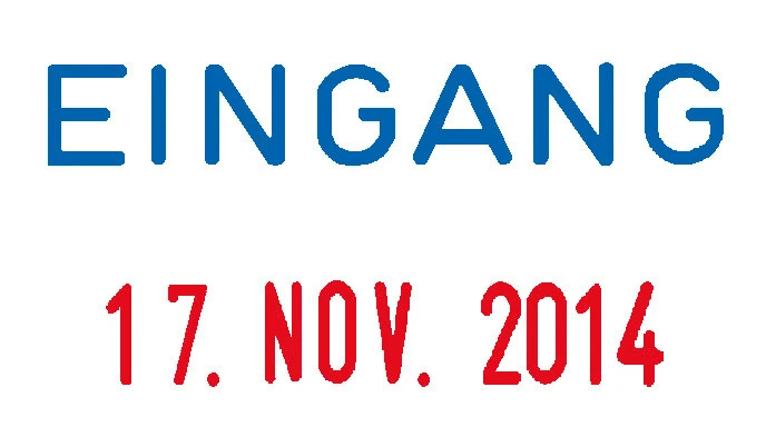 COLOP S160L1/D Datumstempel "Eingang" D