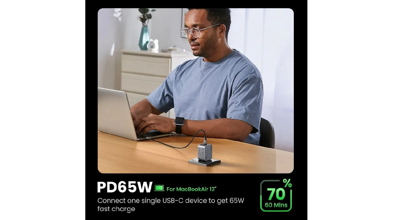 UGREEN USB Wallcharger Nexode Pro 65W