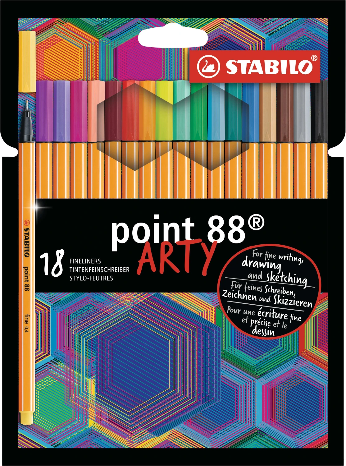 STABILO Fineliner Point 88 Arty