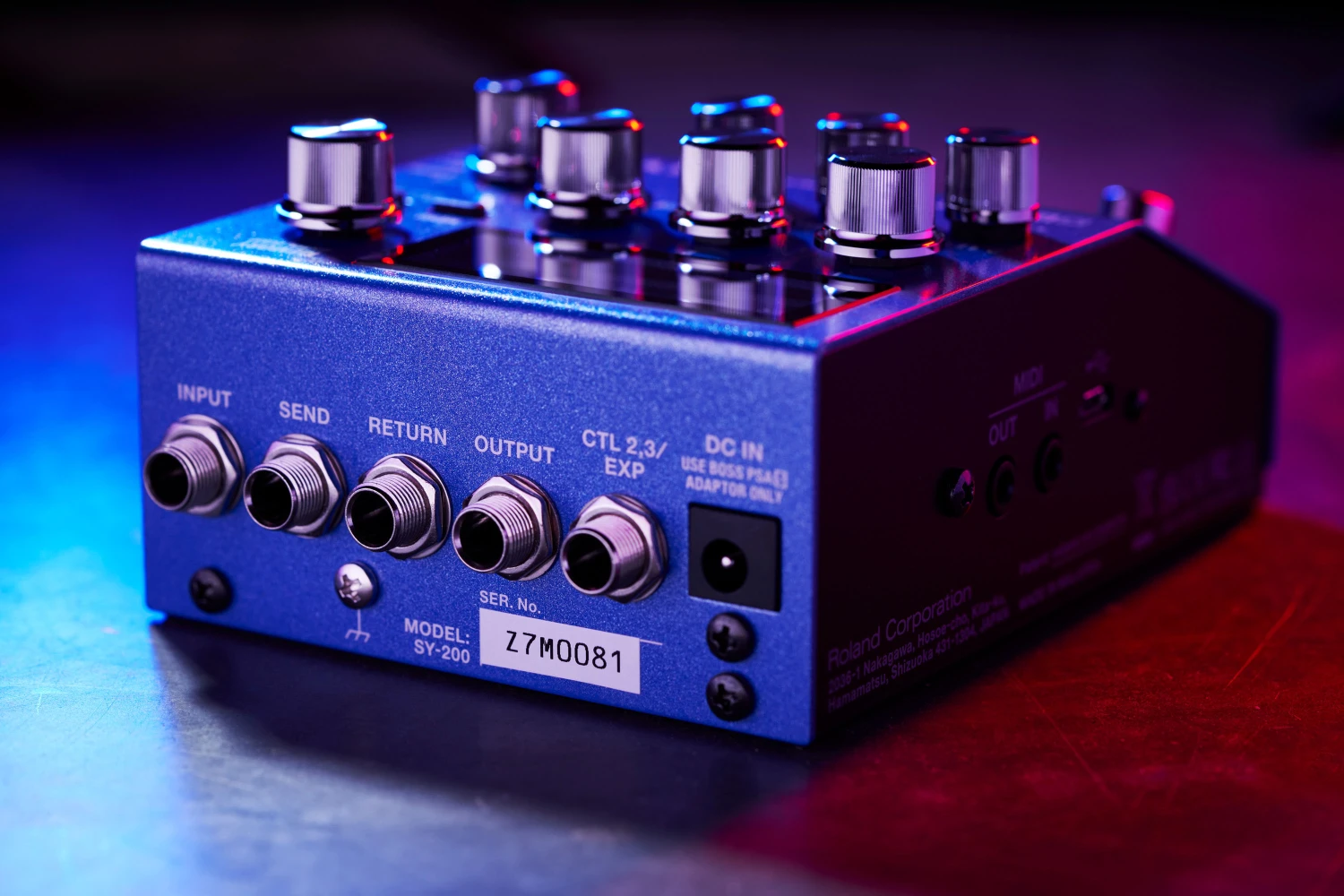Boss SY-200 pédale compacte de synthétiseur