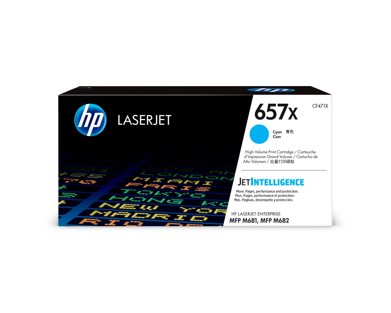 HP 657X Original Toner cyan 23.000 Pages CF471X