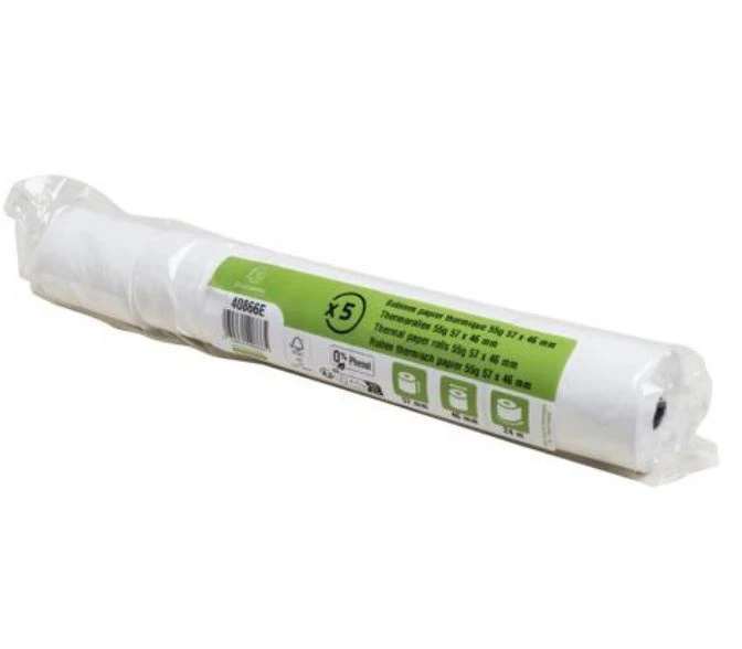 EXACOMPTA Rouleaux thermiques 57 mm x 24 m, 5 pièces