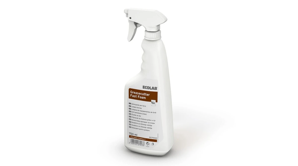 ECOLAB Nettoyant pour gril et four Greasecutter Fast Foam 4 x 750 ml