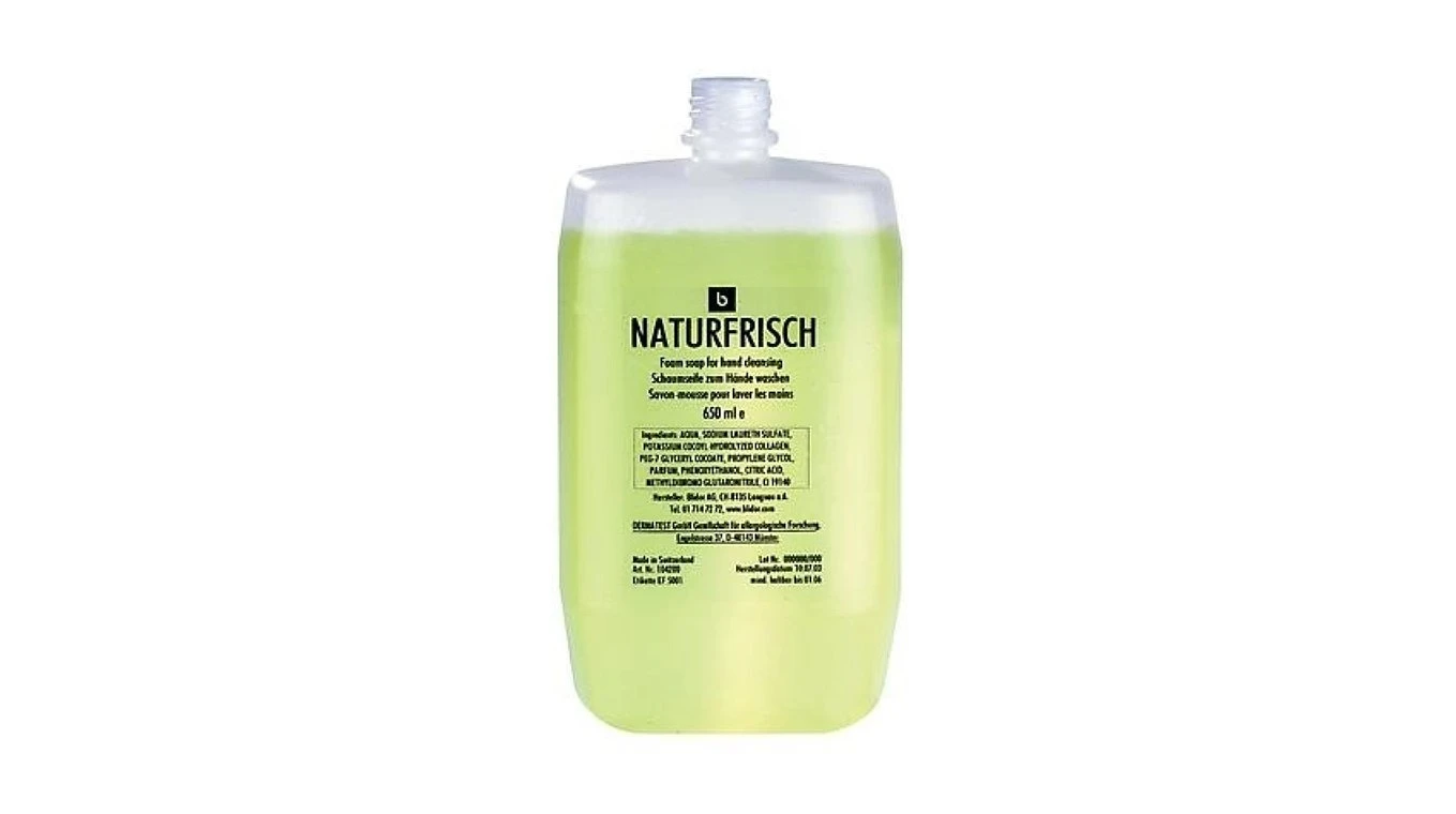 SANTOP Savon mousse Naturfrisch 9 x 650 ml