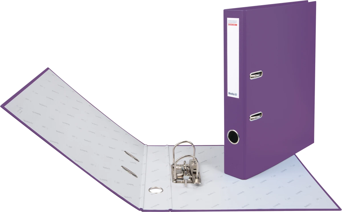 Classeur fédéral Biella, largeur de dos 4 cm, violet