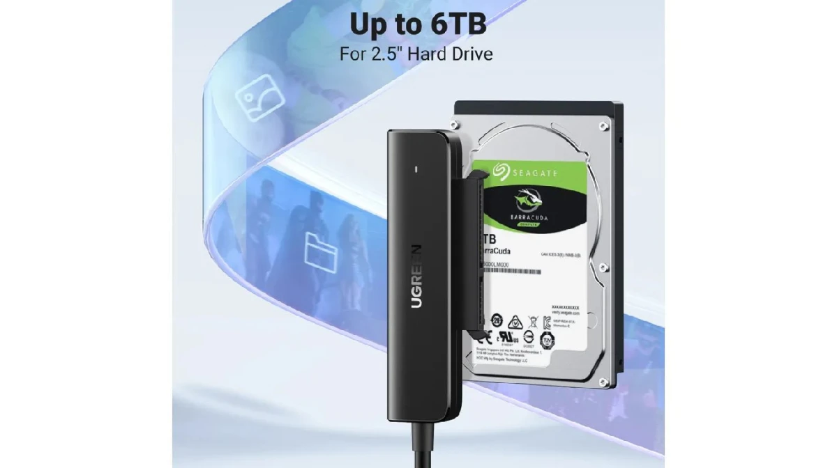 UGREEN Adaptateur USB-C 3.0 vers SATA 2.5"