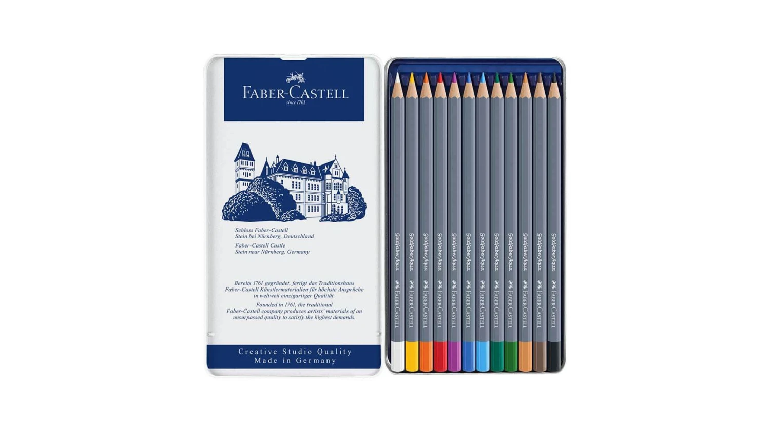 FABER-CASTELL Goldfaber Aquarellstift 12 Stk.