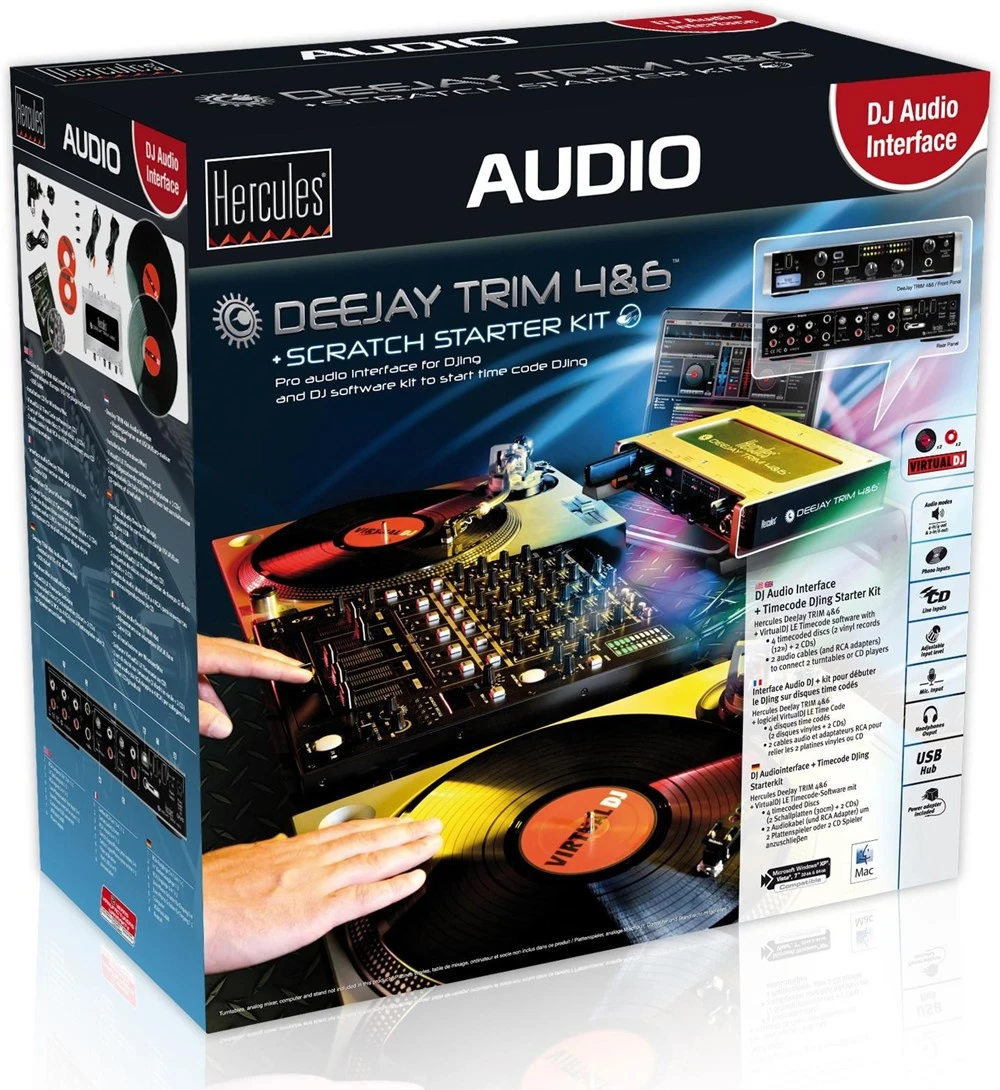 Hercules DeeJay Trim 4 & 6 USB Audio Interface