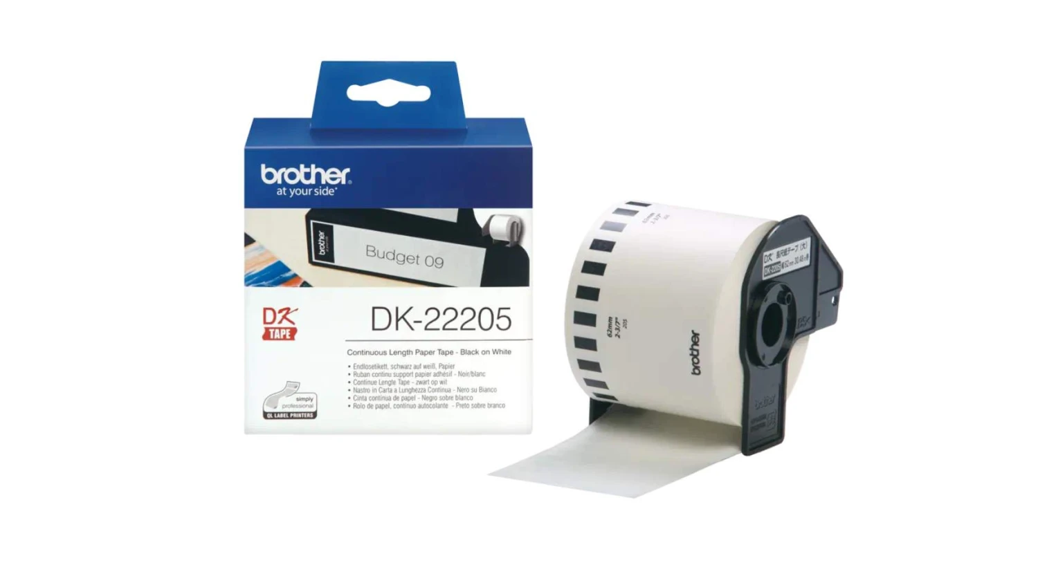 BROTHER P-TOUCH DK-22205 Papier rouleau contenu