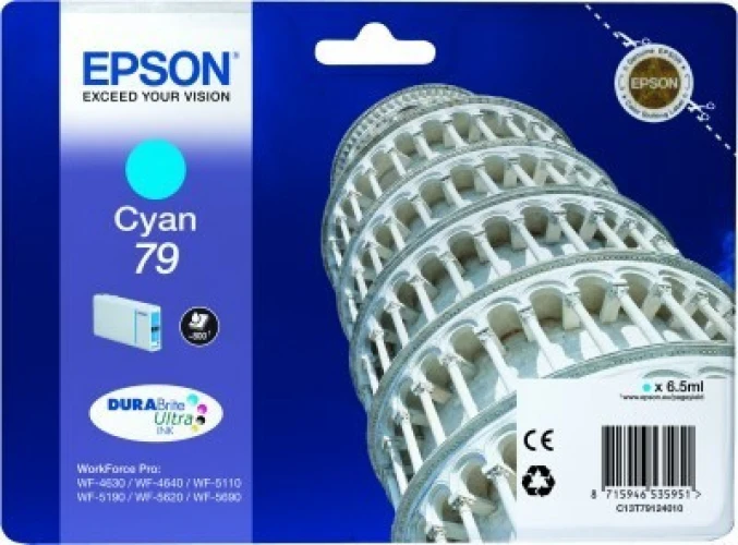 EPSON Tintenpatrone cyan T791240