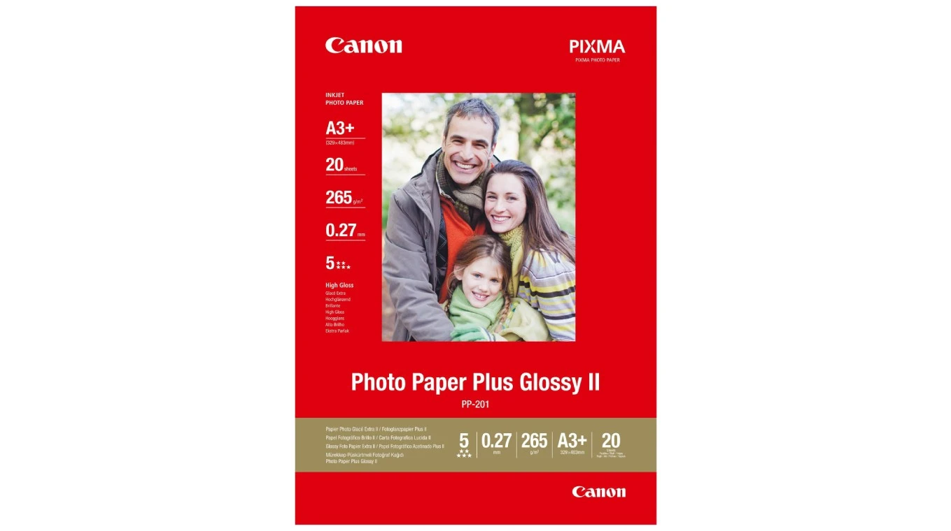 CANON PP-201 Plus Glossy II Fotopapier, 260 g/m², A3+