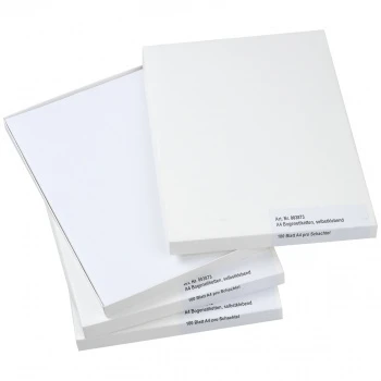 Etiquettes A4, 210 x 297 mm, 100 feuilles