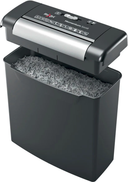 REXEL Aktenvernichter Momentum S206, P-2, 9lt