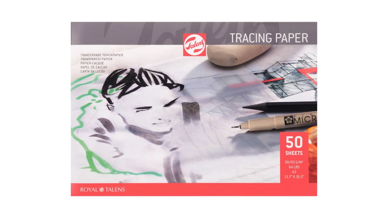 TALENS Transparent Papier A4