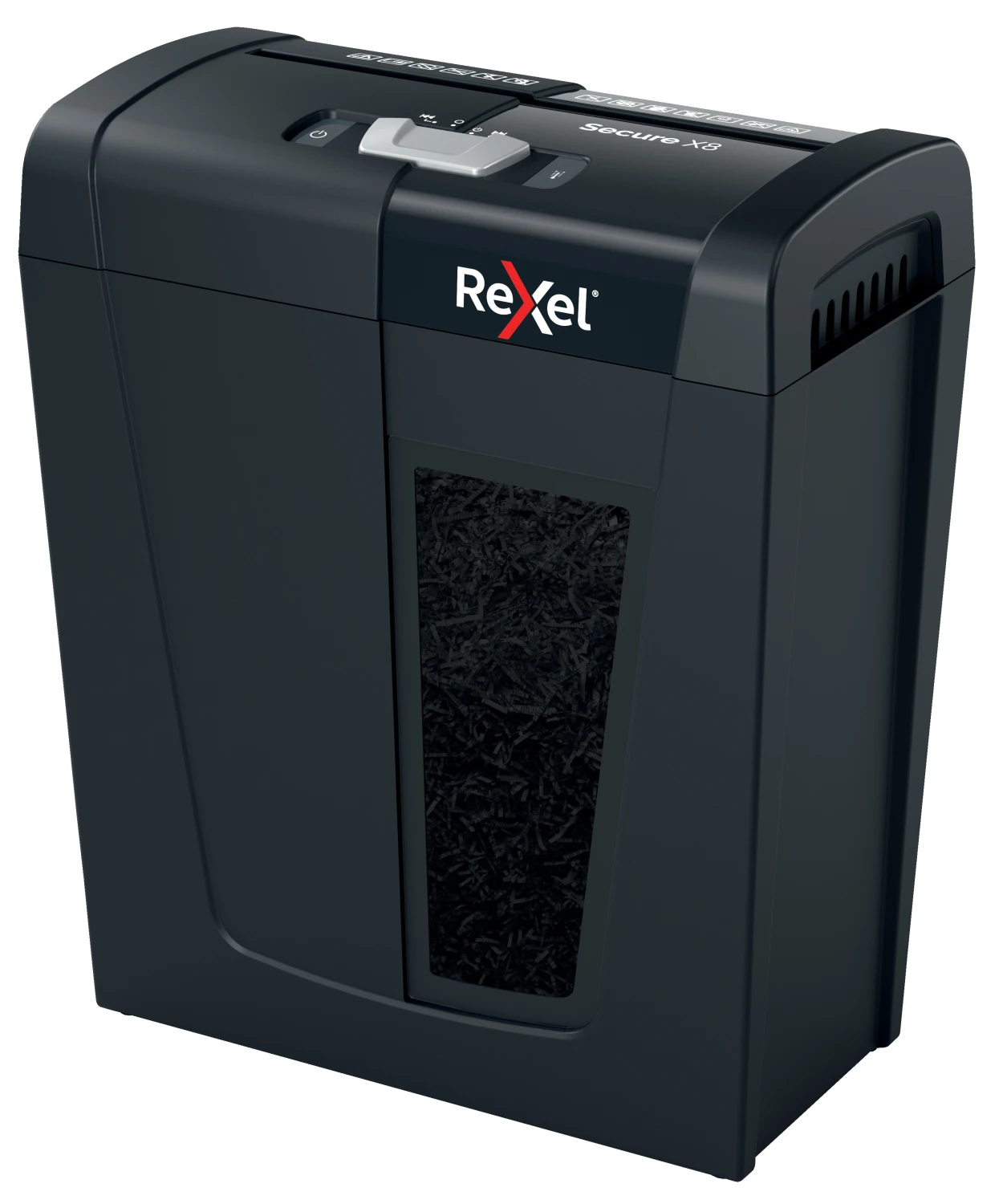 REXEL Aktenvernichter Secure X8, P-4, 14lt
