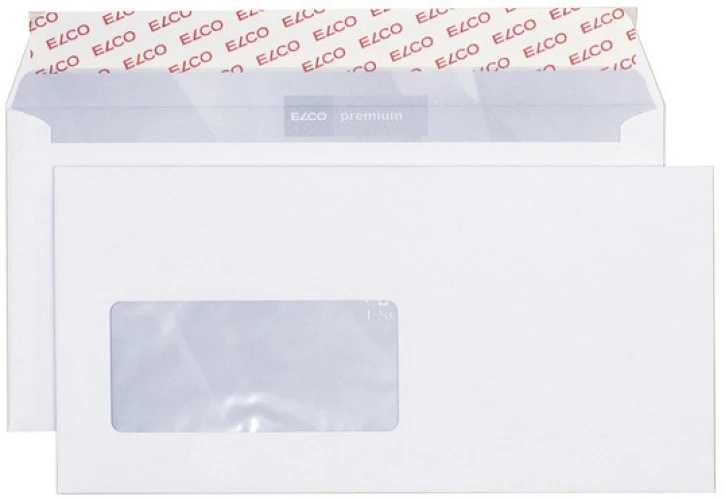 ELCO Enveloppes Premium C5/6, fenêtre à gauche
