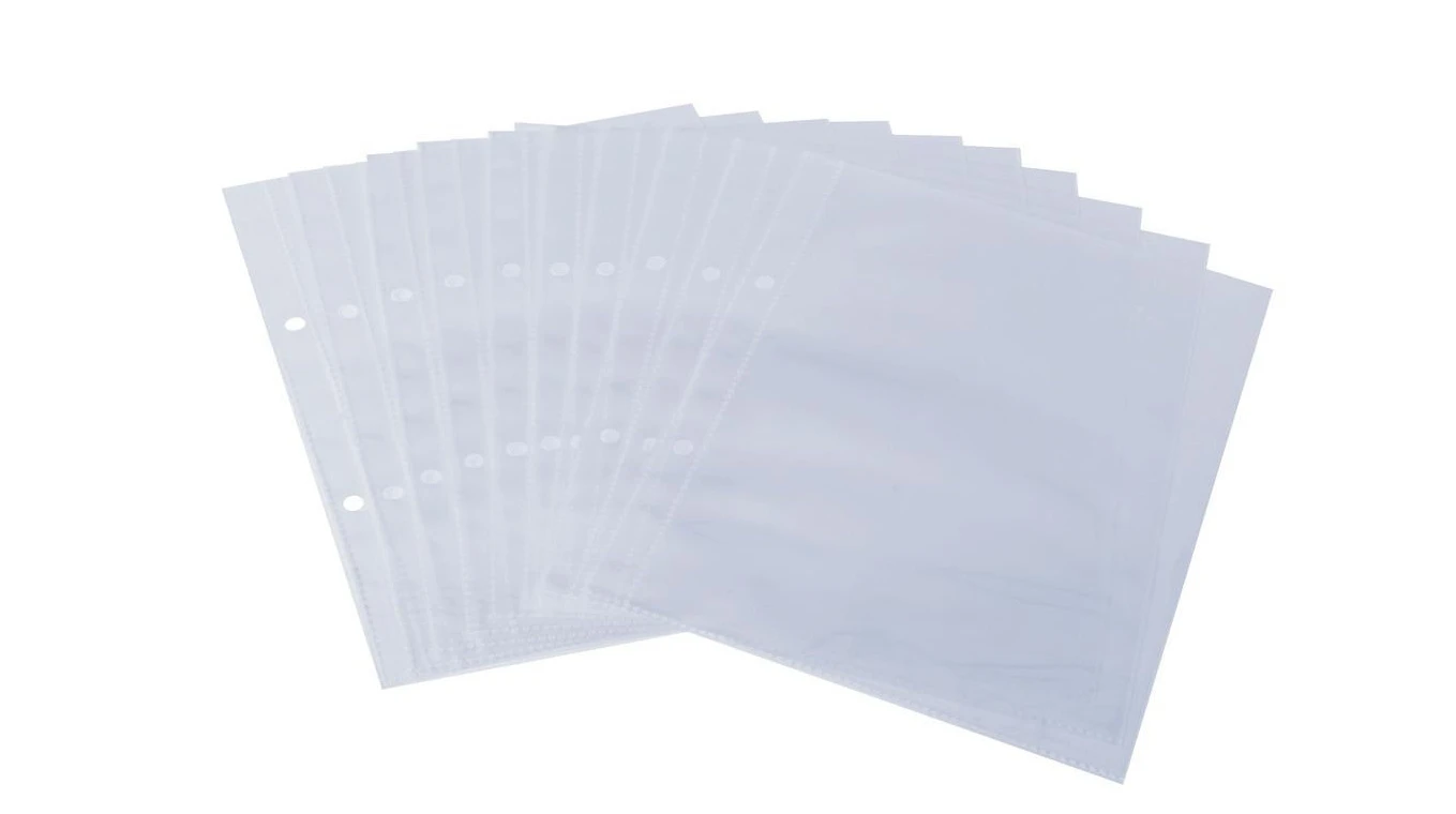 SIGEL Pochettes transparentes individuelles pour porte-menus