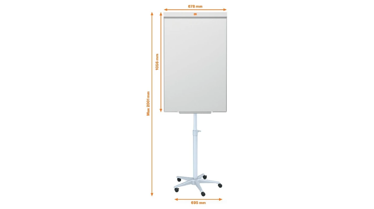 NOBO Impression Pro acier Flipchart mobile 70 x 100 cm