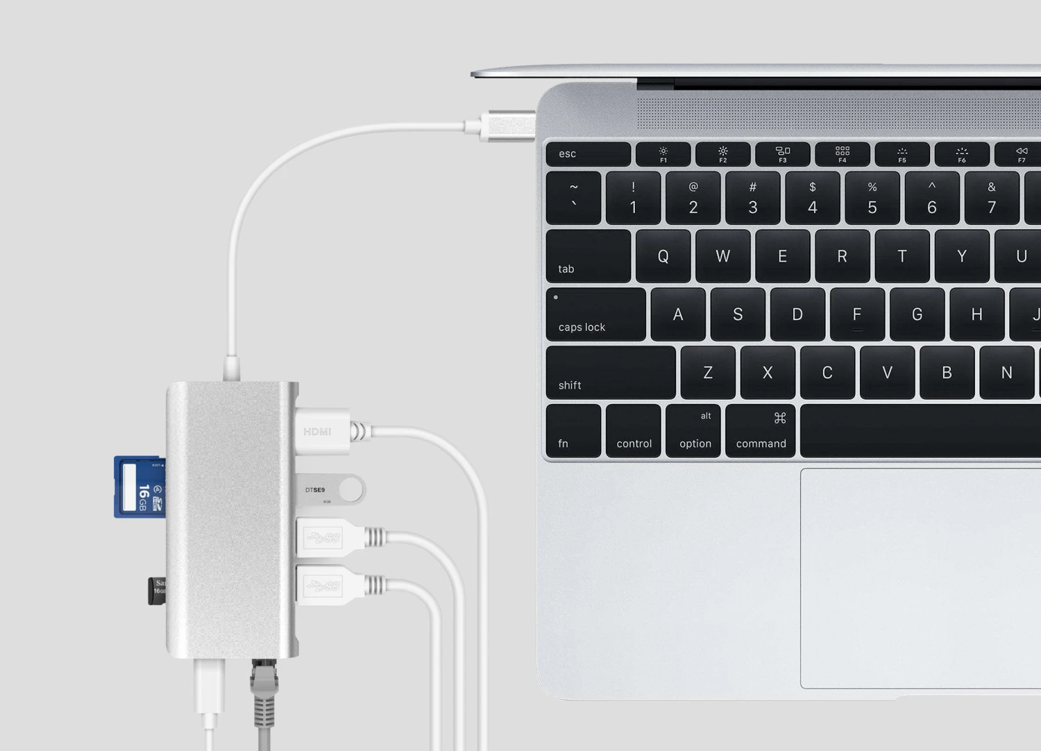 LMP USB-C Alu Mini Dock mit HDMI 4K