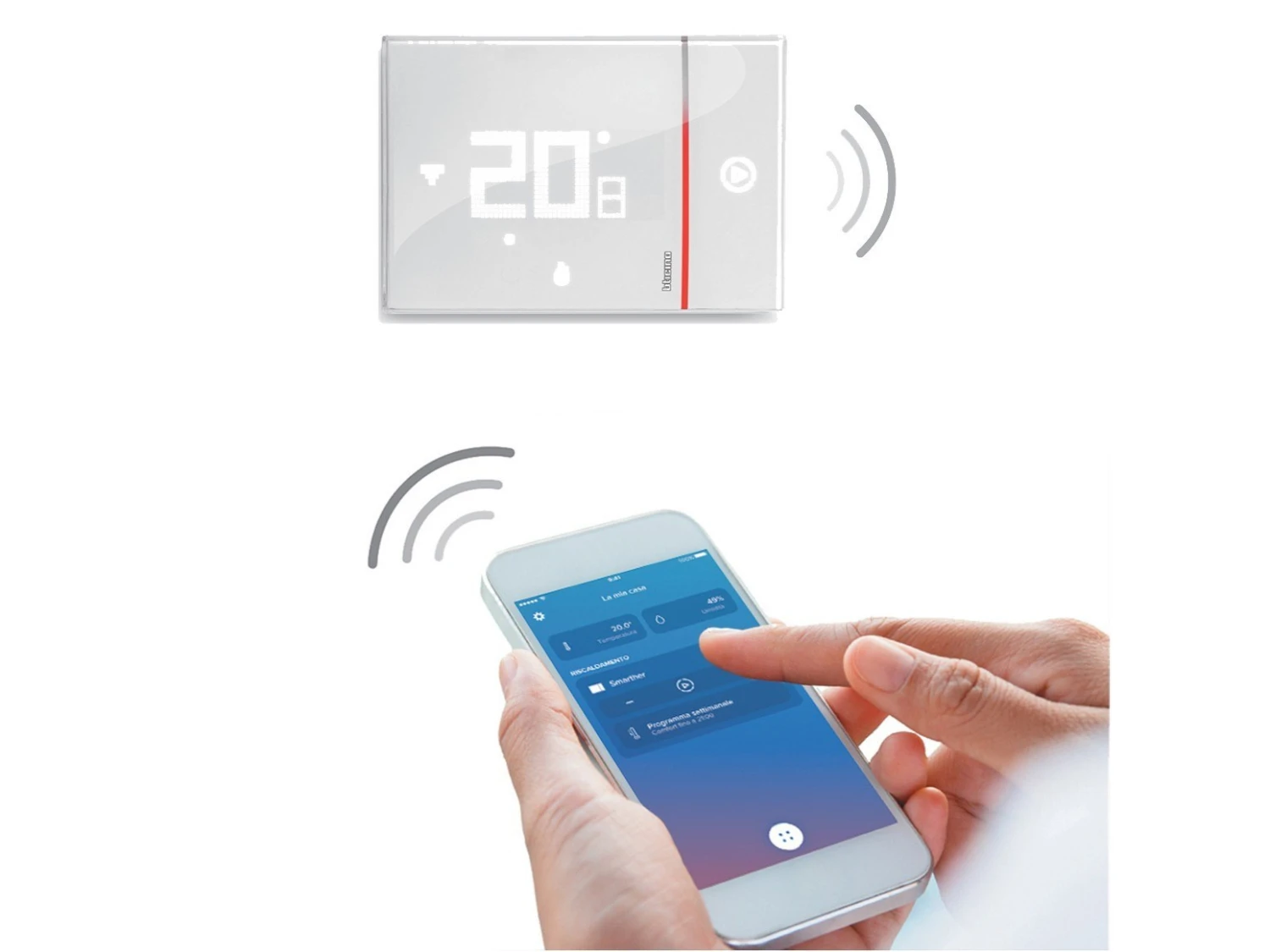 Legrand Smarther 2 with Netatmo Raumthermostat (AP)