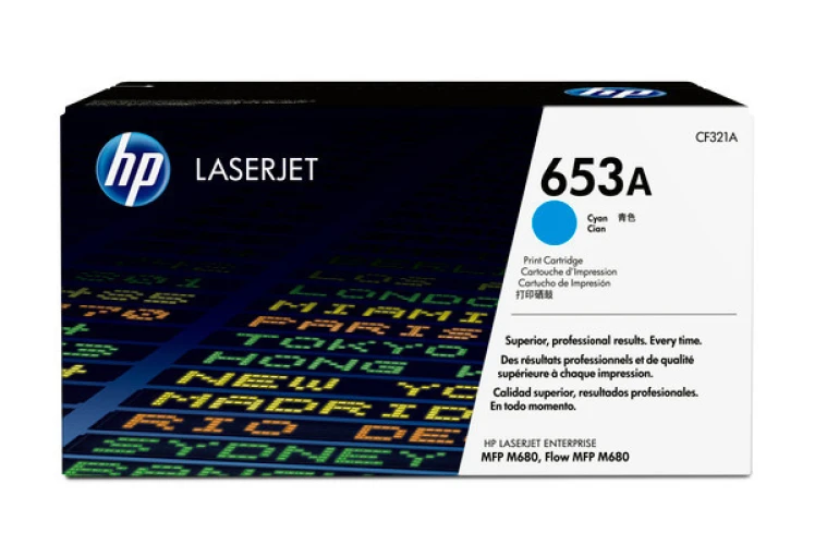 HP 653A Cartouche toner cyan