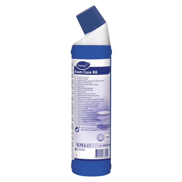 ROOM CARE Nettoyant toilettes R6, 6 x 750 ml