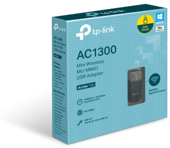 TP-LINK Archer T3U Plus AC 1300 USB WLAN-Adapter