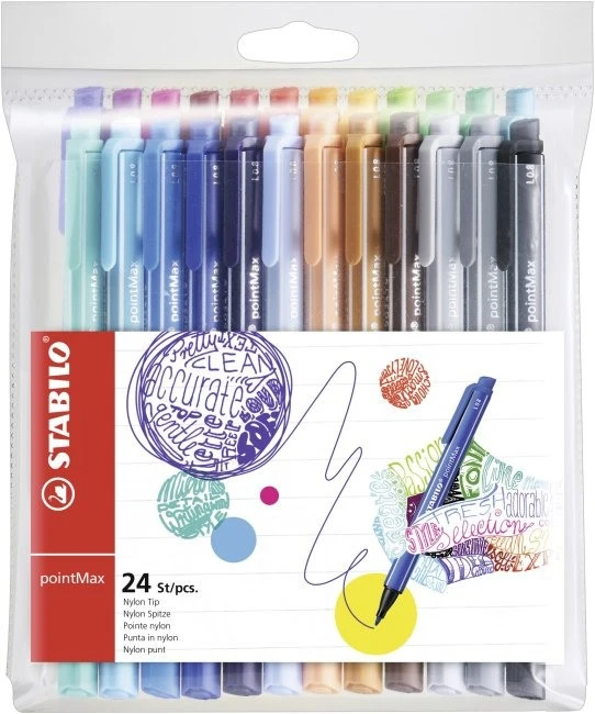 STABILO Premium-Fineliner 0.8 mm - 24er Etui