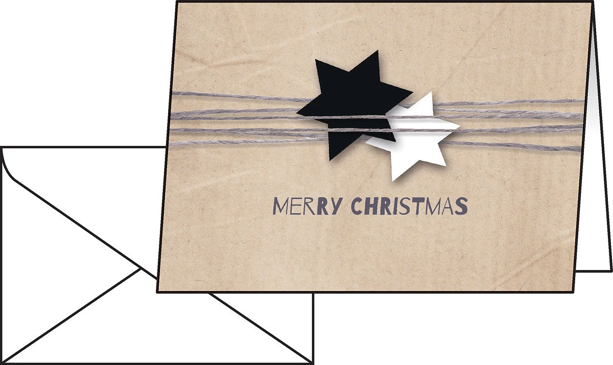 SIGEL Cartes Noël Christmas Wrapping 25 pcs.