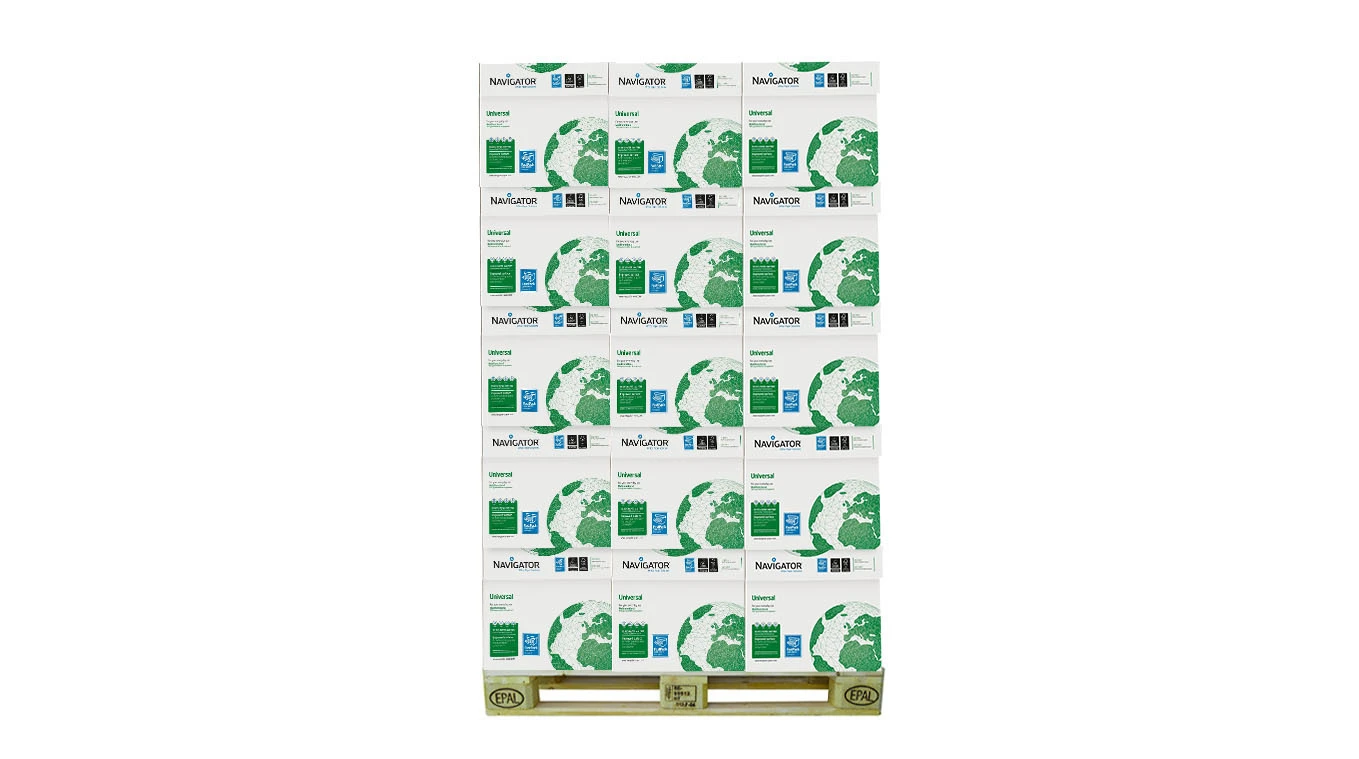 NAVIGATOR Kopierpapier Universal A4, 80 g/m², 100'000 Blatt (1 Palette)