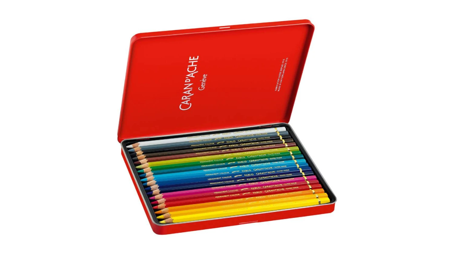 CARAN D'ACHE Crayon de couleur Pablo 18 pcs.