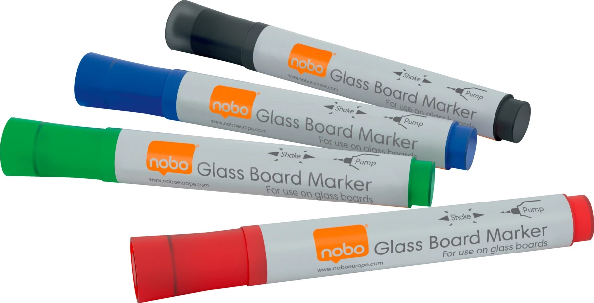NOBO Glassboard-Marker ass. 4 pcs.