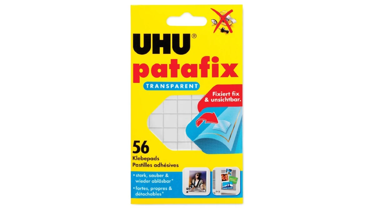 UHU Pastilles adhésifs patafix transparents