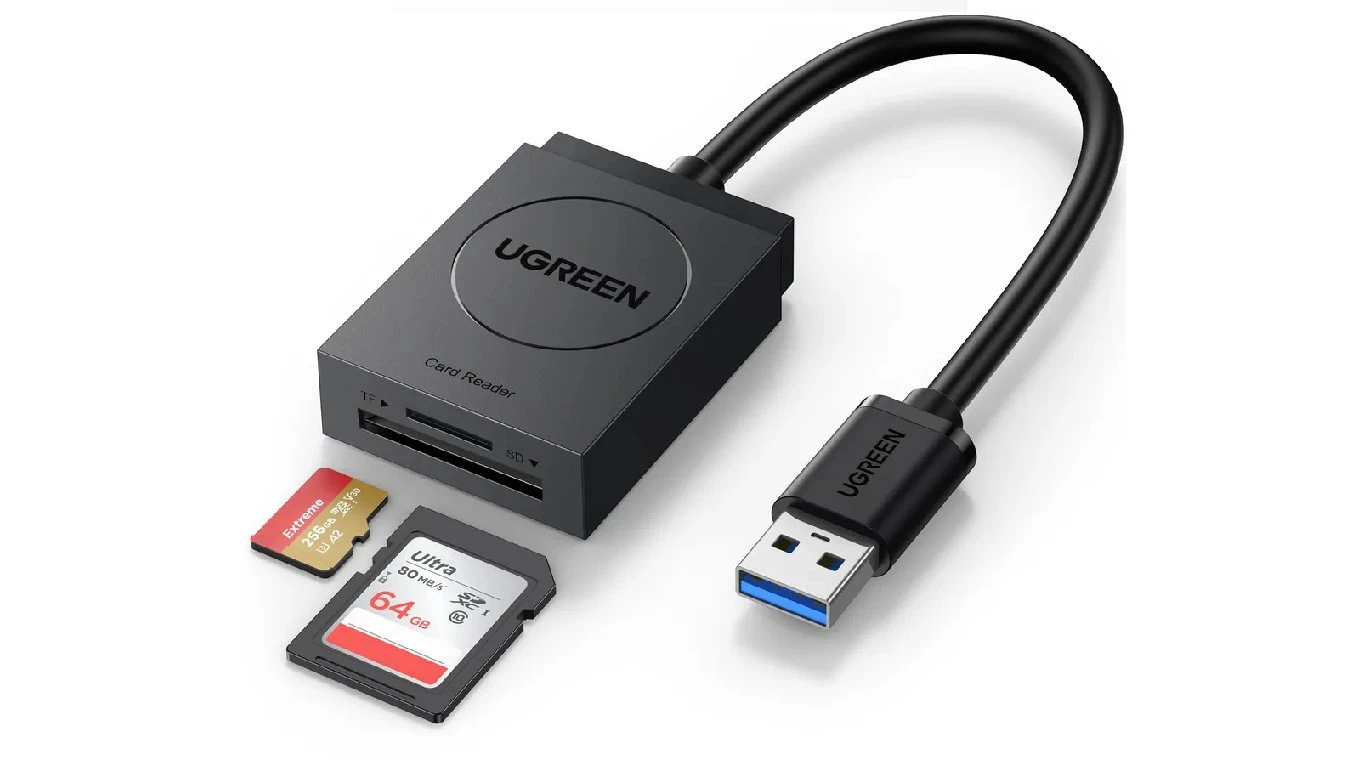 UGREEN Lecteur de cartes 2 en 1 USB 3.2