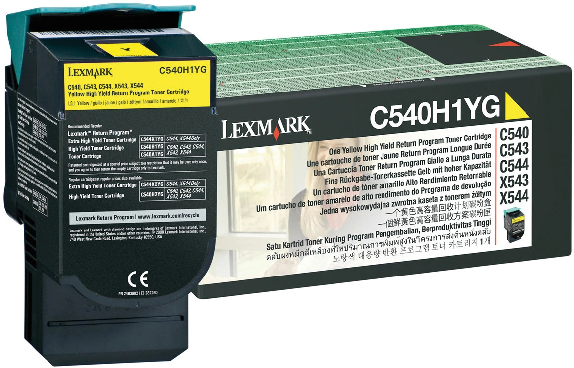 LEXMARK C540H1YG Cartouche toner jaune