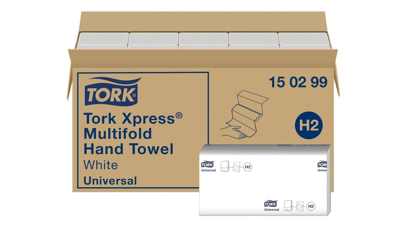 TORK Papierhandtücher Xpress Universal Z-Falz, 2-lagig, weiss