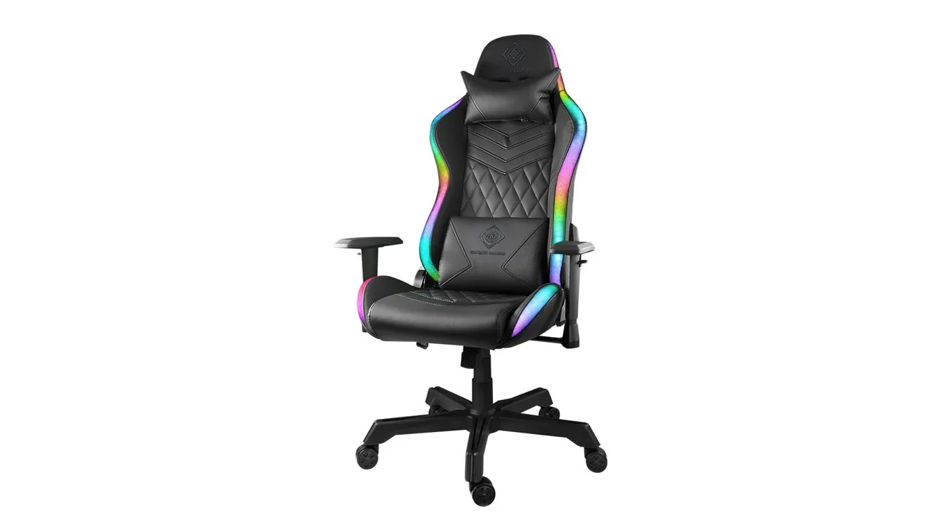 DELTACO Fauteuil gaming RGB LED DC410 GAM-08