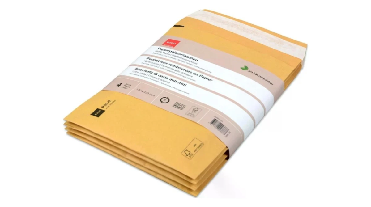 ELCO Pochette en papier 170 x 225mm, brun, 4 pcs.