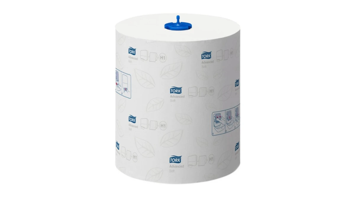 TORK Rouleaux d'essuie-mains en papier Advanced Matic Soft 2 couches, 6 rouleaux