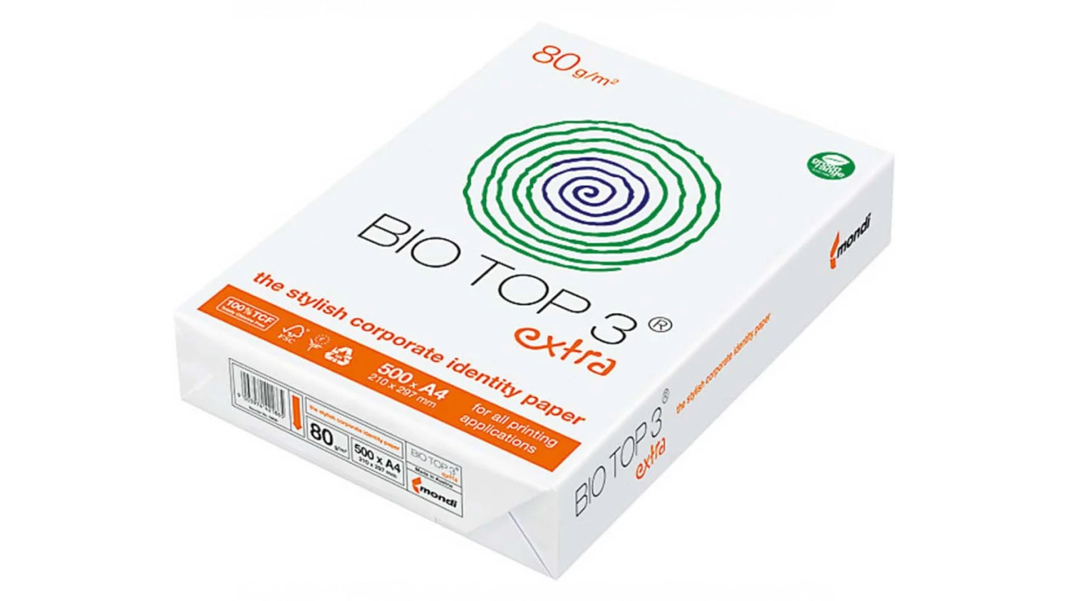 BIO TOP 3 Papier universel Extra A3, 80 g/m², 500 feuilles