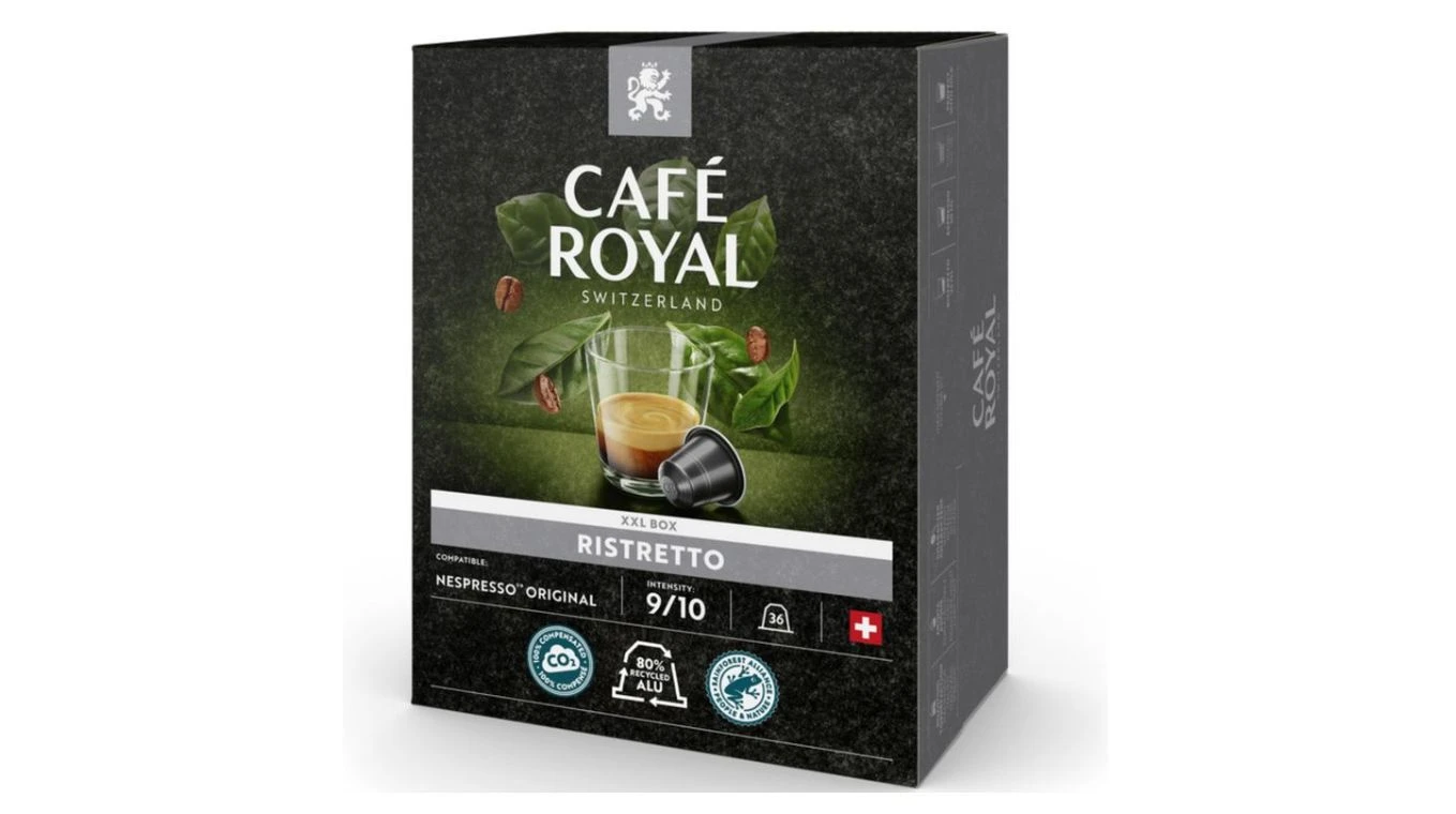 CAFÉ ROYAL Capsules de café Ristretto 36 pièces