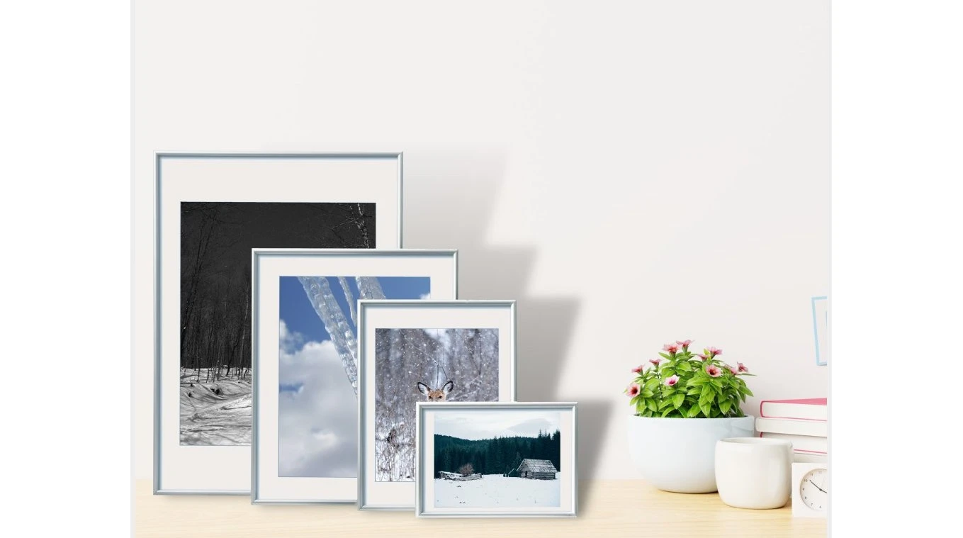 DUFCO "Alu Design" Cadre photo en aluminium 30 x 40 cm
