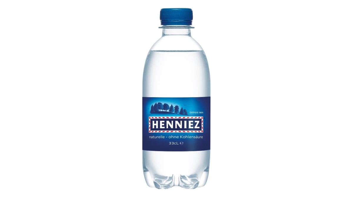 HENNIEZ bleu, non gazeuse, Pet 33 cl, 24 pcs.
