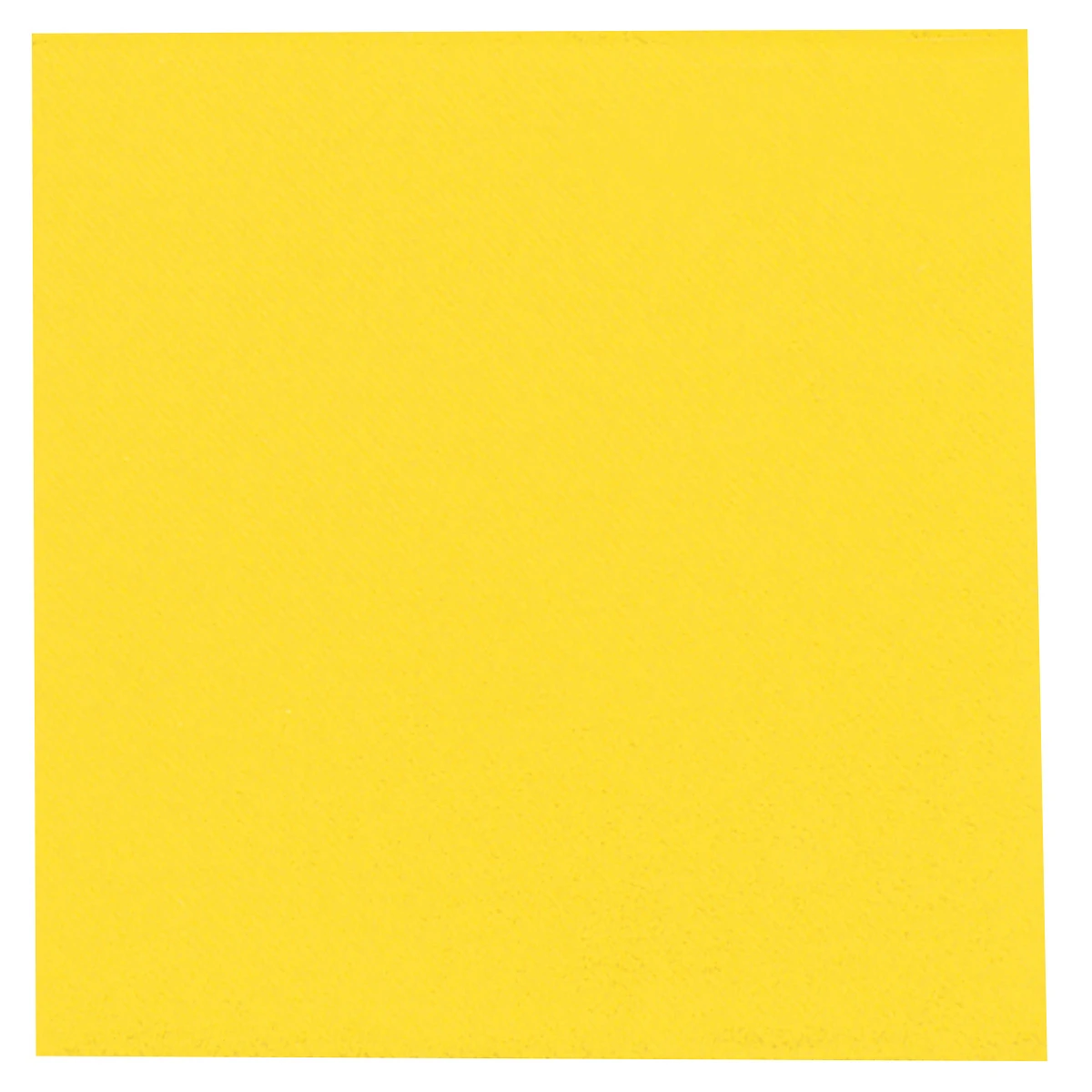 Serviettes DENI meet Airlaid citron, 40 x 40 cm, 1/4 de pli, paquet de 50 pièces