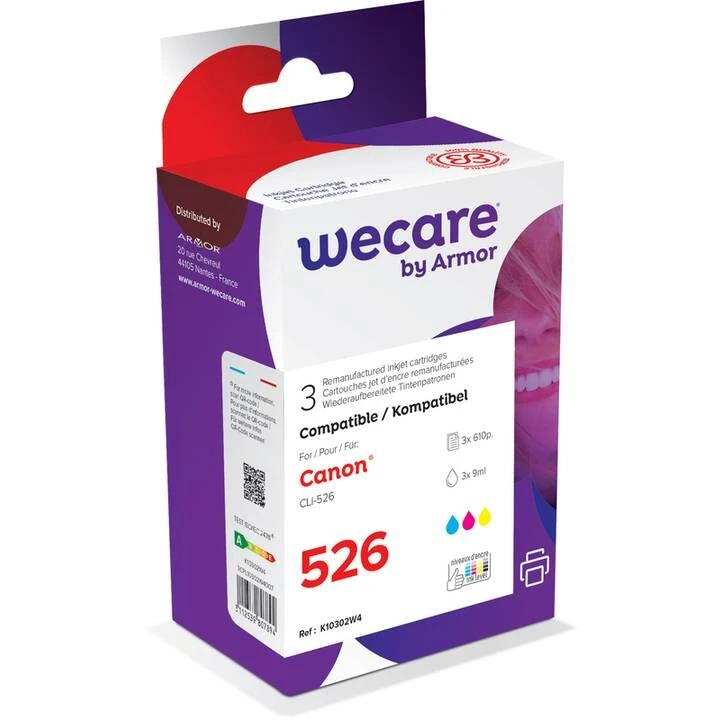 WECARE Multi rebuilt 525/526 BKCMY CLI-526PACKWE