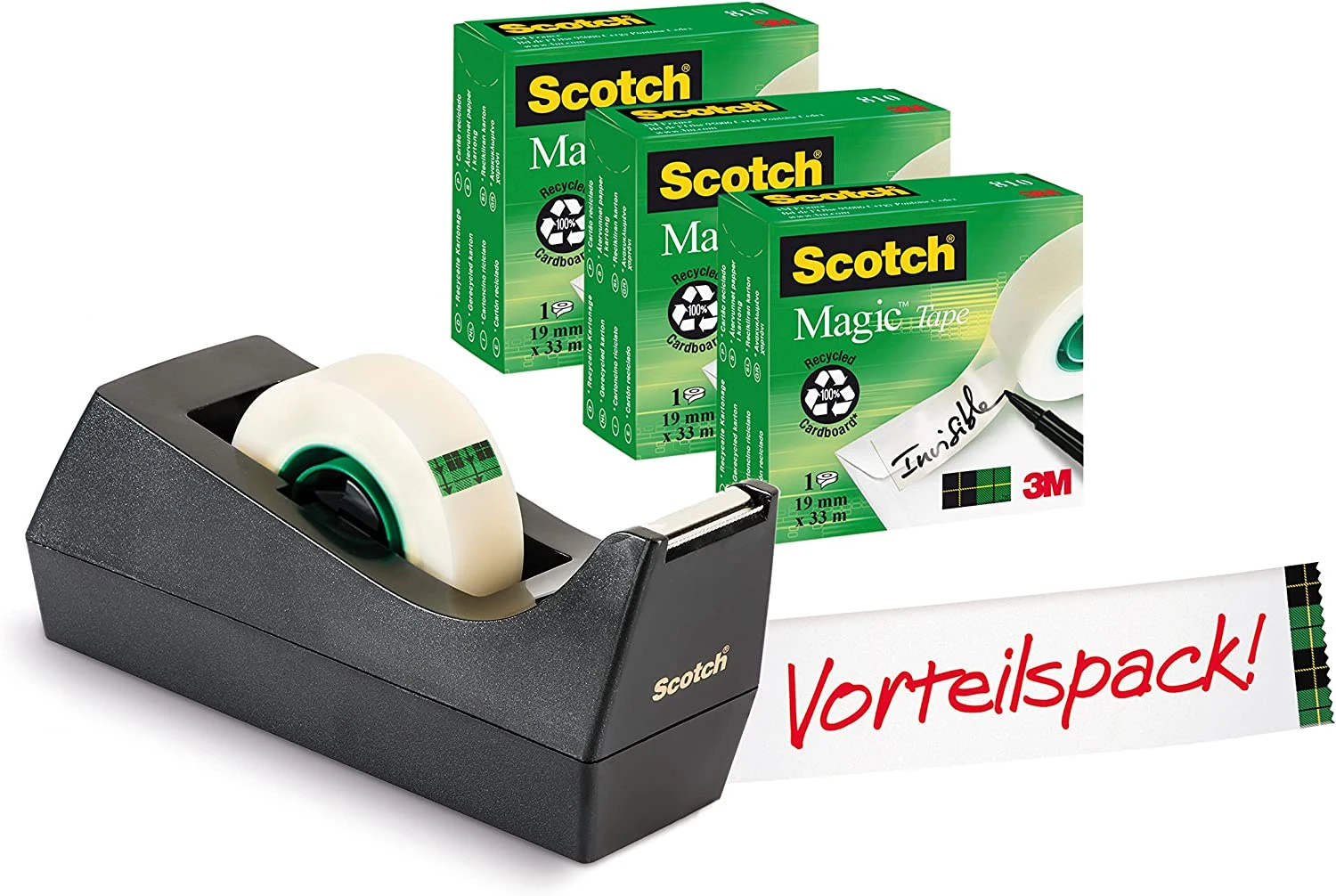 SCOTCH Tischabroller schwarz