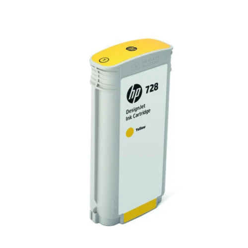 Hewlett Packard Cartouche d'encre jaune haute-capacité (F9J65A, 728)