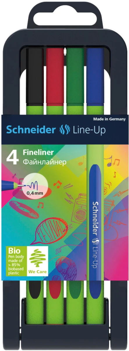 SCHNEIDER Fineliner Line-Up 4 pcs.