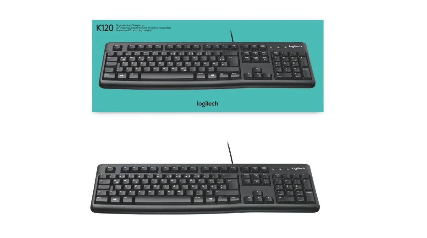 LOGITECH K120 Clavier d'ordinateur standard USB