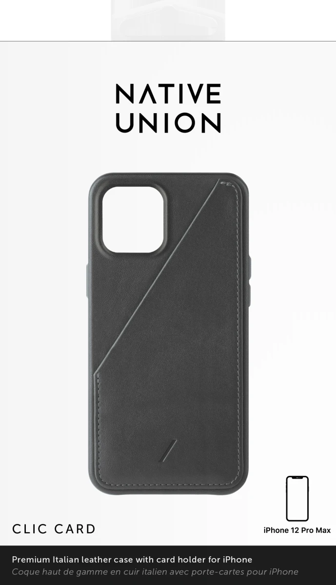 Native Union Clic Card Hardcase iPhone 12 Pro Max